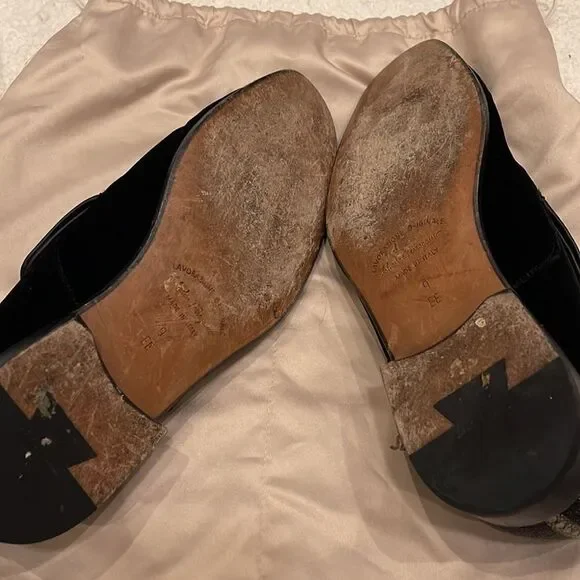Salvatore Ferragamo suede mens loafer